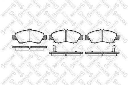 Колодки дисковые п. STELLOX 430 002B-SX